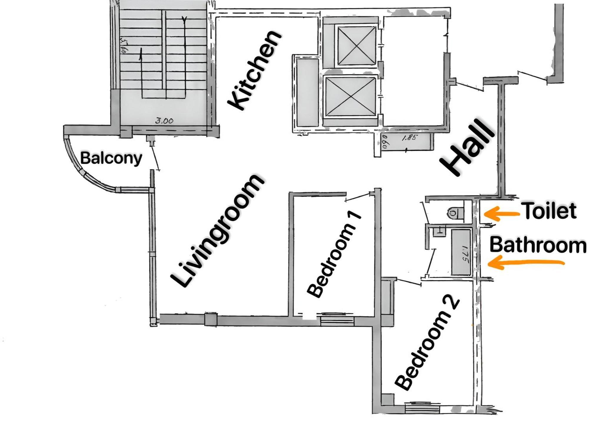 Downtown Big Apartment Tashkent Esterno foto